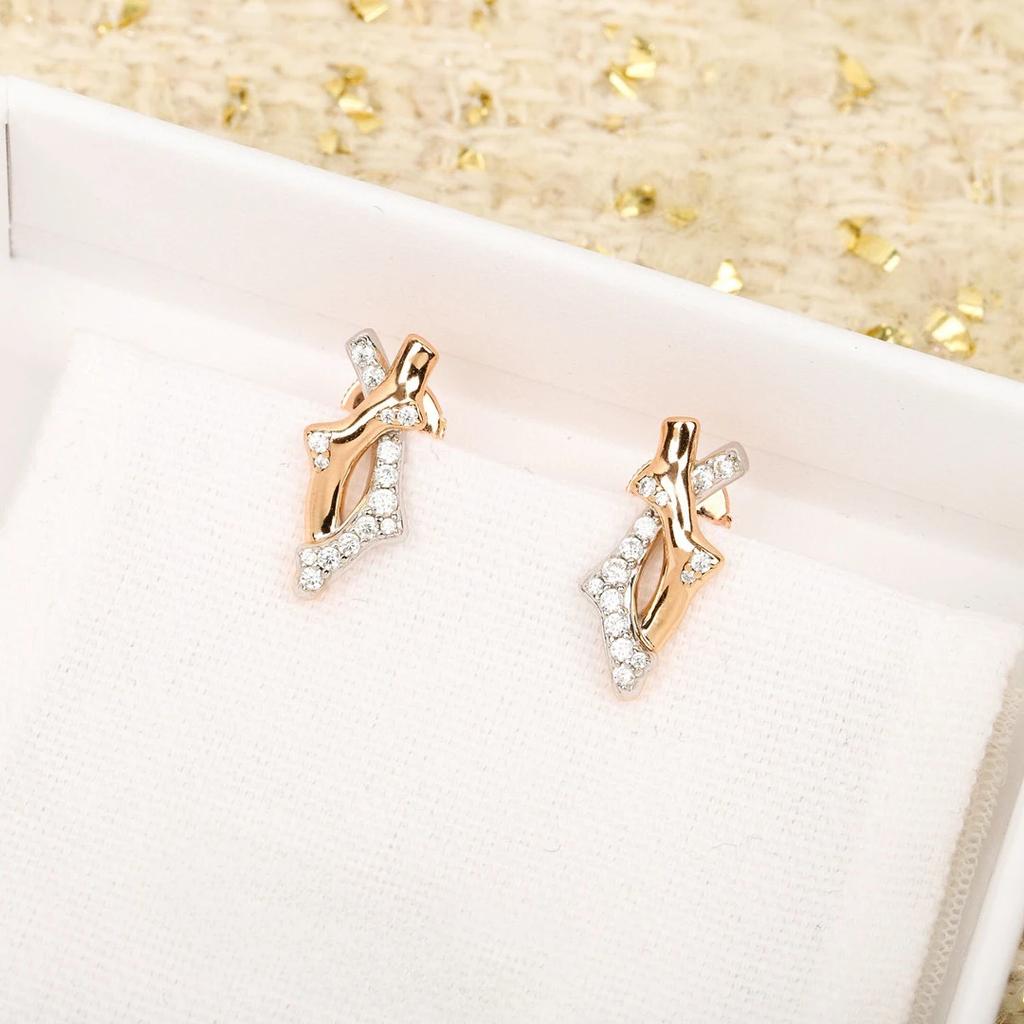 Najnowsza Gorąca Marka Kolczyki Vintage Luksusowa Biżuteria dla Kobiet Modny Projektant Kolczyki Wiszące Diamentowe Srebro 925 Kolczyki Sztyfty na Imprezę