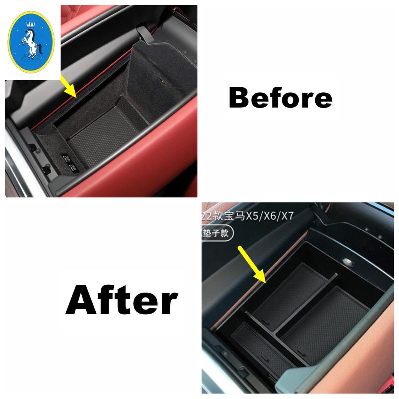 Auto Center Console Armrest Storage Box Tray Holder Interior Accessories Interior Fit For BMW X5 G05 X6 G06 X7 G07  - 2024
