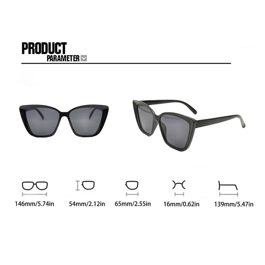2pcs Women Classic Elegant Cat Eye Boho Street Style Y2k SunGlasses For Travel Back To School Daily Take Po Accessories