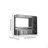 WallAttached Seasoning stand Rectangular Wall Rack OpenFrame for Kitchen, Rental Kitchens,