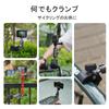 TELESIN Crab Claw Clamp with Smartphone Adjustable Cold Shoe Mount for Action Cameras and Compatible with GoPro Hero DJI and Android Holder, 360°