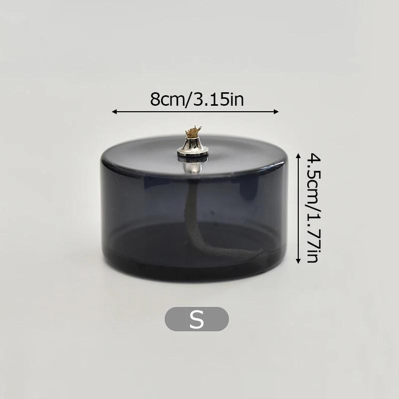 

Creative Colorful Handcrafted Glass Candlestick Oil Lamp European Decorative Home Ornament Fashionable Home Decoration Practical