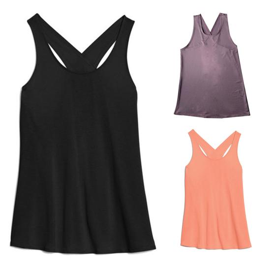 Women Criss Cross Back Sleeveless Workout Sports Yoga Vest Tank Top Activewear