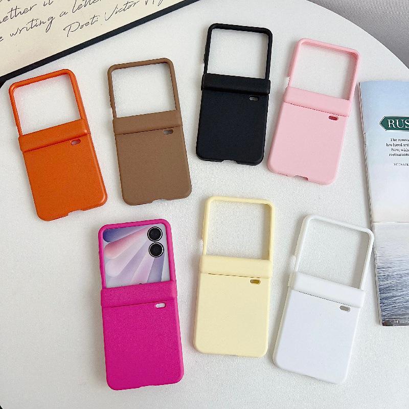 Honor Magic V Flip2 Magnetic Center Shaft Drop-Proof Case: Foldable Solid Color PC Hard Cover