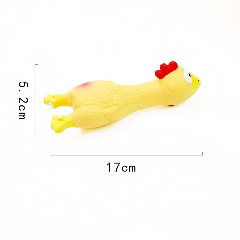 Pet Latex Squeaky Toys, Funny Bunny Duck Pig Chicken Football Shapes Puppy Chew Toys, Non‑Toxic Washable Durable Interactive