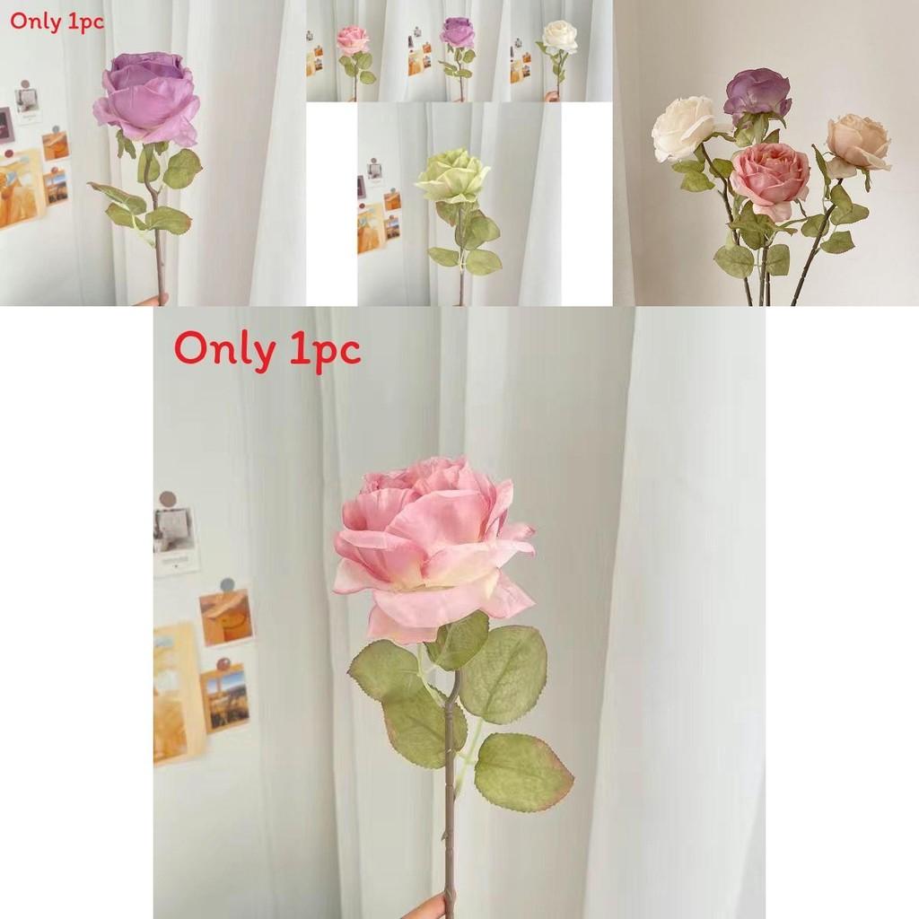 French Inspired Faux Silk Roses For Wedding Photography Props Home Styling