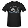 Unisex Yeah I M Fine No Worries Skull Awesome T Shirt Streetwear Cotton Crewneck Tee Shirt
