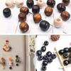 13/26/39 stücke holz material retro holz perle handwerkskunst perle abstand perle DIY armband halskette ohrringe keychain fuß kette handy kette