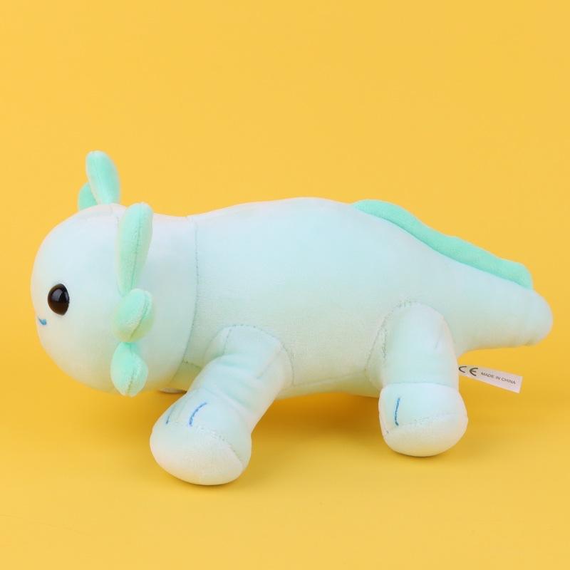 Four Color Salamander Doll Axolotl Cartoon Cute Hexagonal Dinosaur Children's Plush Toy