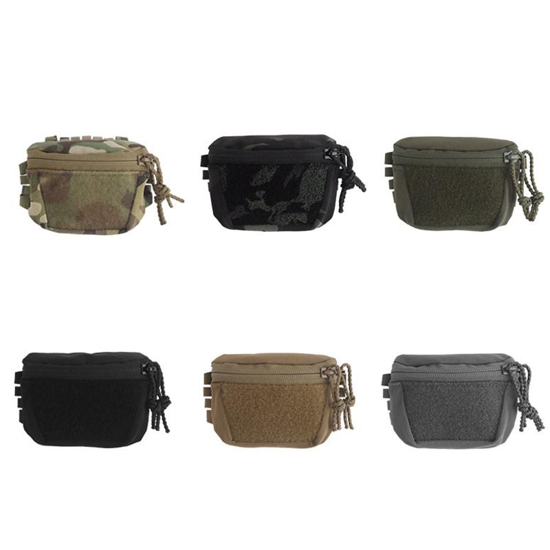 Tactical Helmet Storage Pouch Portable Night Vision Battery Holder Counterweight Bag for Wargame Training