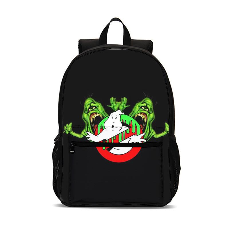 Ghost Busters Bookbag For Students With Nylon Material And Large Capacity For Daily Use