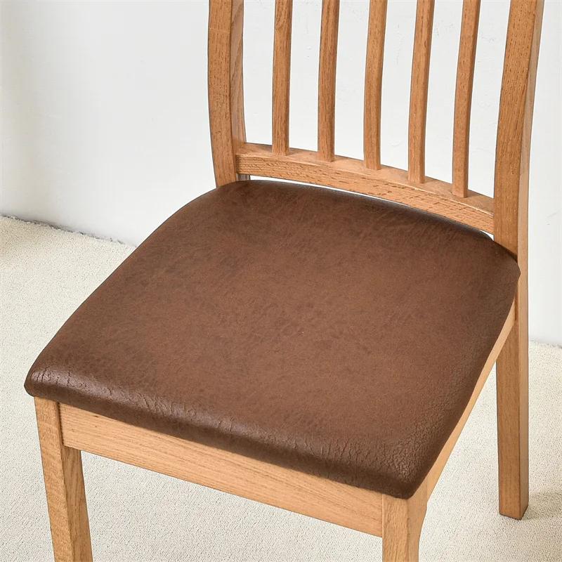 1/2/4/6pcs Elastic Chair Covers Stretch Spandex Chairs Seat Cover Removable Anti-dirty Stool Covers for Hotel Banquet Party