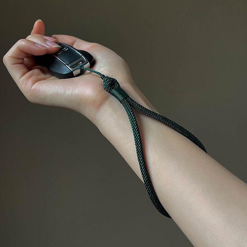 Mobile Phone Lanyard Short Wrist Rope Reinforced Color Matching Hand-Woven Pendant Female Male Accessories Anti-Loss Lanyard