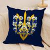 Uukraines Flag Aesthetic Cushion Cover Silky Short Plush DoubleSided Printed Pillow Case for Sofa All Seasons Home Decor Gift
