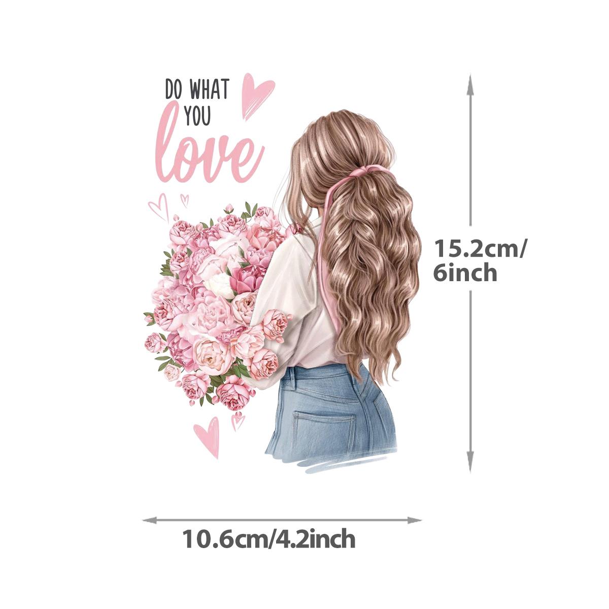 

Модные термонакладки для девочек, одежда с принтом на платьях, термопресс, моющиеся толстовки A-уровня, топы, виниловые нашивки своими руками, наклейки