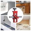 Wardrobe Cabinet Door Panel and Rebounder Doweling Drilling Guide Locator Punched Mounting Jig Cabinet Door Mounting Jig