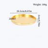 European-Style Round Fruit Plate,Hammer Texture Patterned Metal Cake Tray,Tea Dessert Home Living Room Snack Plate Decoration