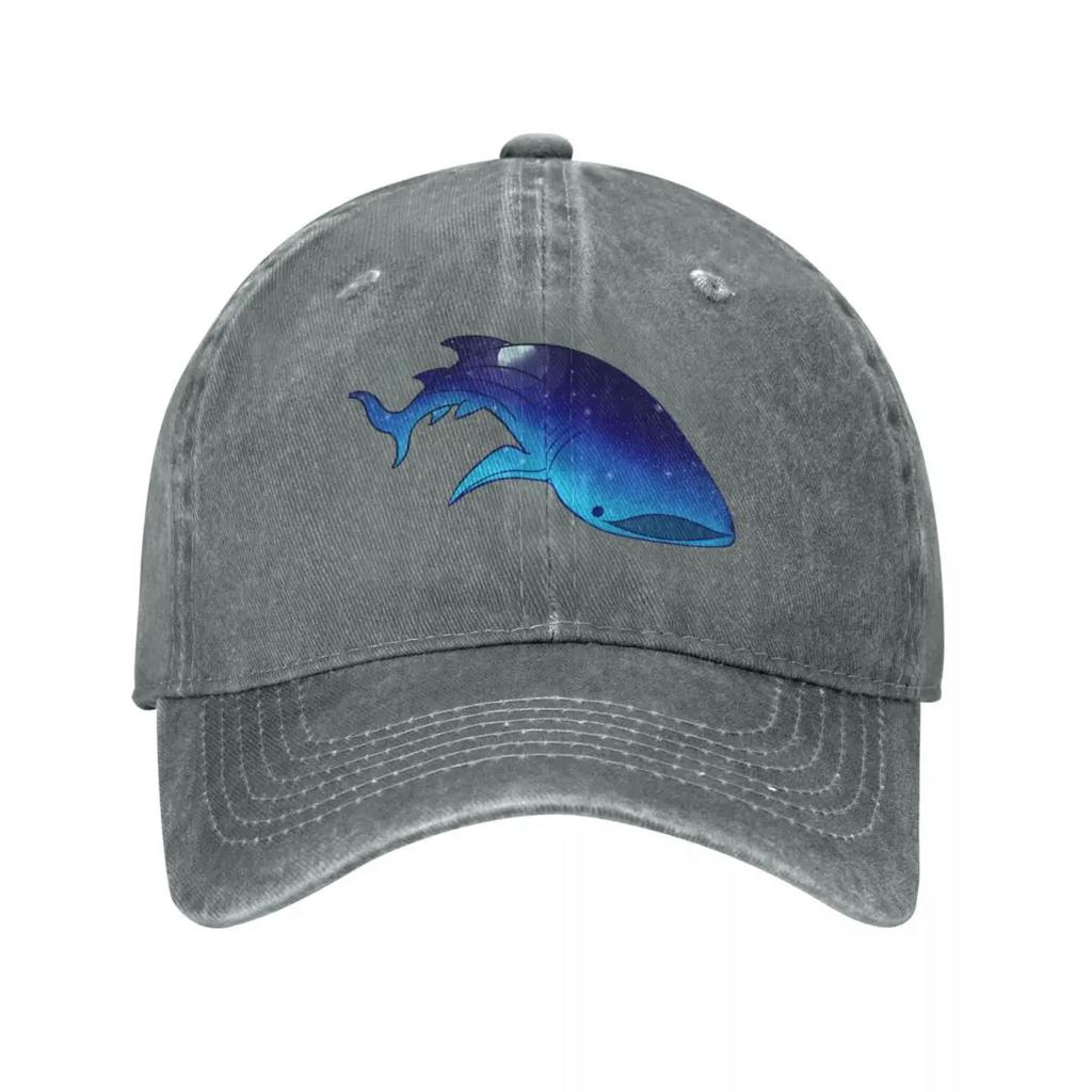 Night Sky Whale Shark Baseball Cap Fashionable Dad Hat Luxury Unisex Cap Golf Hat Unisex Hats Unisex Womens