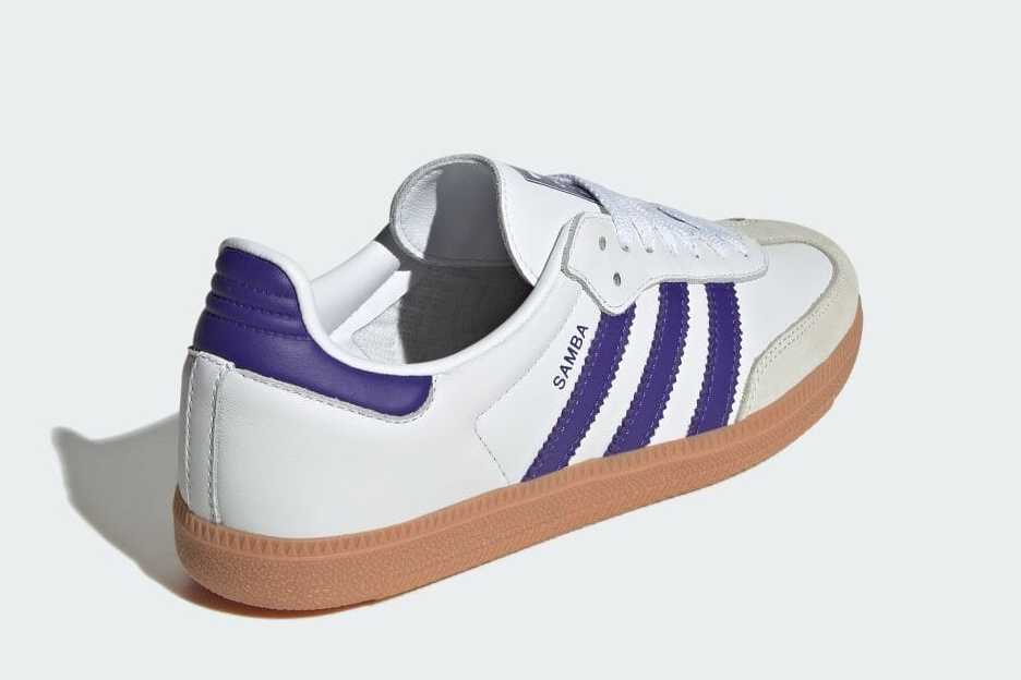 IF6514 Adidas Originals Samba OG Cloud White Energy Ink Off White (Women's)