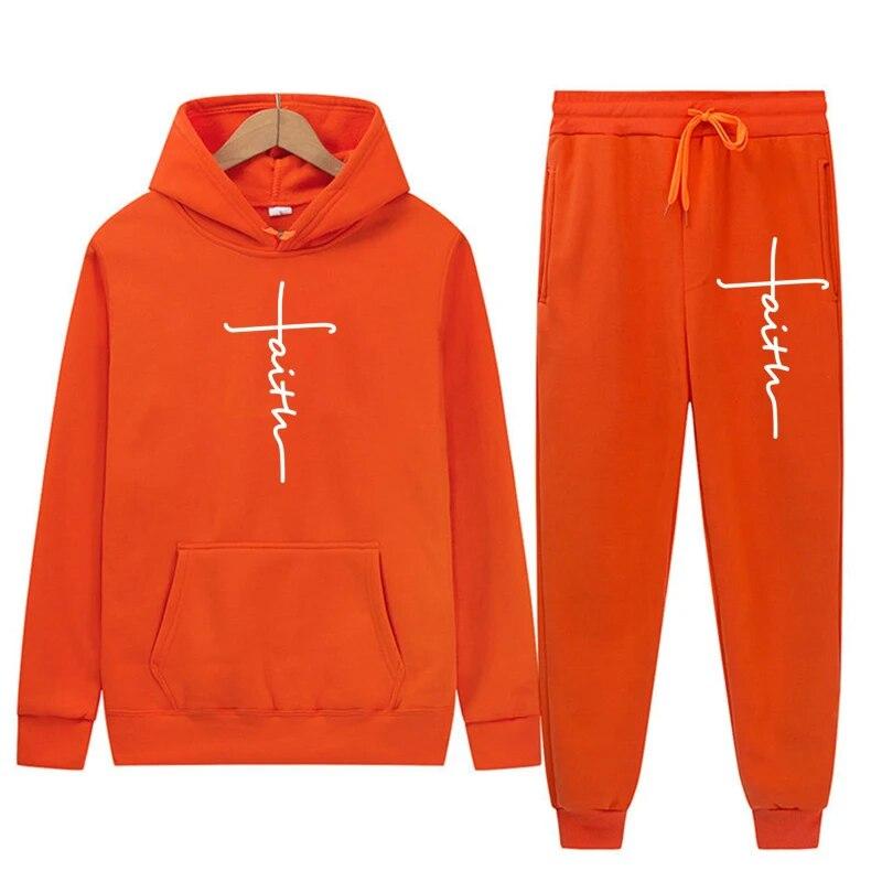 2026 Men's Hooded Sweatshirts and Men Pants Casual Men's Tracksuit Sportswear Autumn Winter Men Suit Men's Clothing Leisure Sets Male