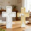 Crossed Shape Silicone Mold Easy Demold Holiday Candle Silicone Mould For Resin Casting Making Candle Soap Chocolate