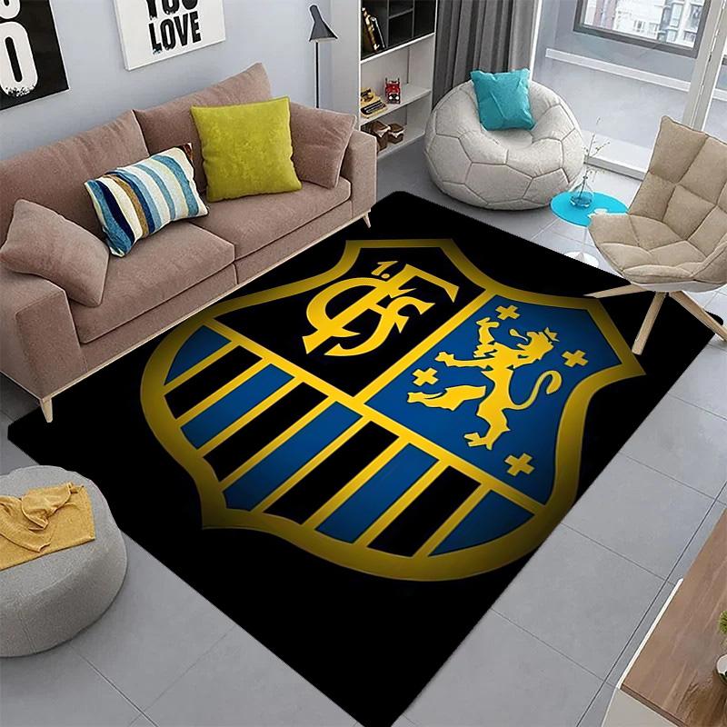 Portugal: Lion Emblem Green Shield carpet Suitable for all seasons floor mats Office chair cushion Fashion Bathroom mat