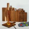 Acacia Wood Cutting Board Household High Appearance Level Solid Wood Chopping Board Anti-slip Pizza Steak Board Kitchen Tools