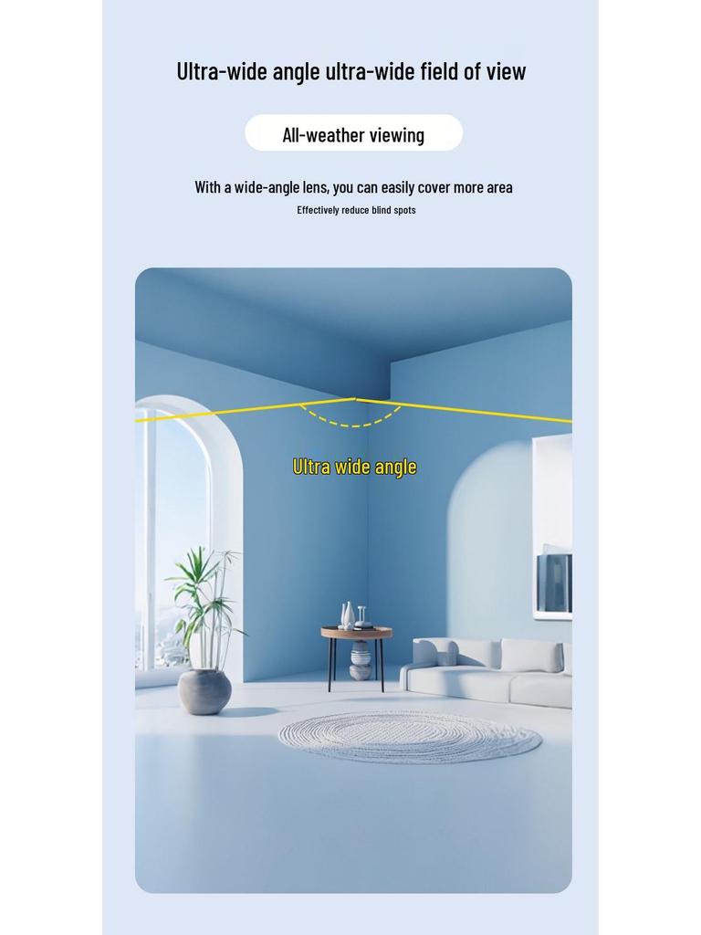 WiFi Wireless Indoor Camera: Phone-Connected, Plug-Free, Night Vision for Remote Monitoring