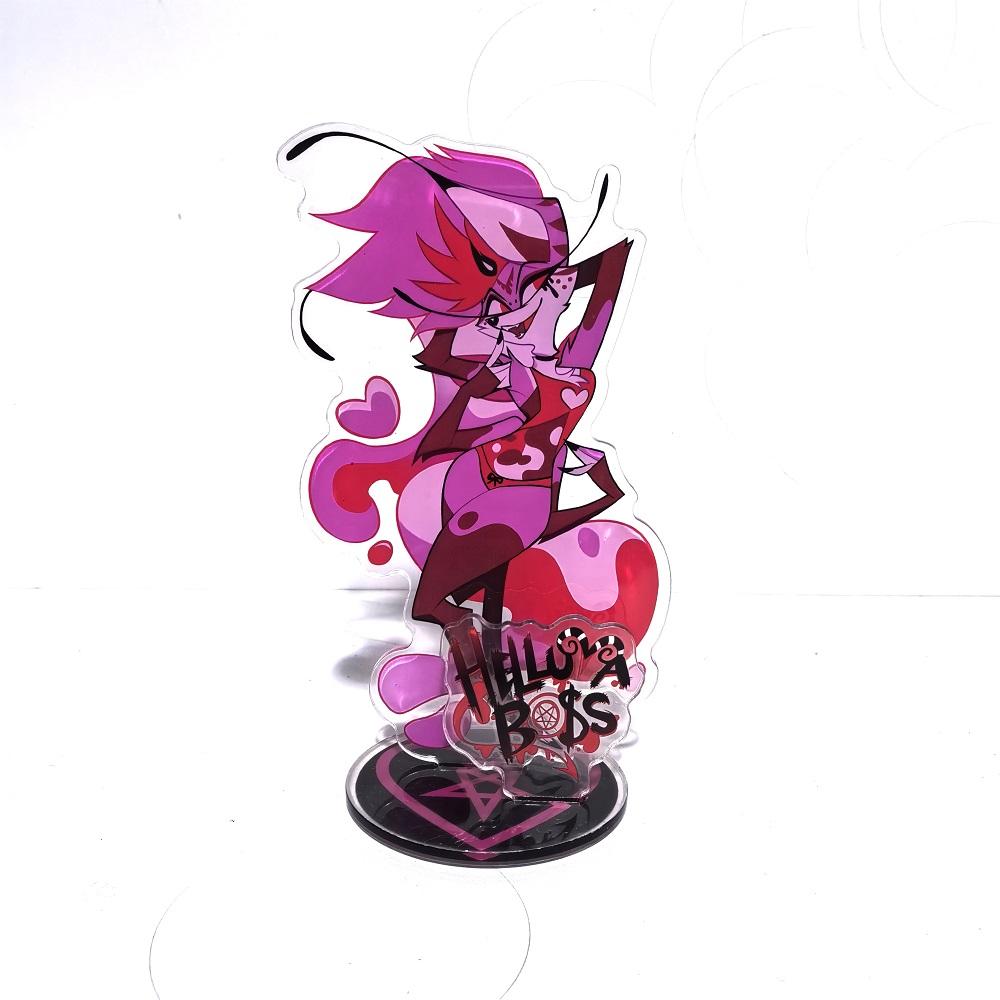 Anime Figure Acrylic Stand Model Plate Alastor Fizzarolli Angel Desk Decor Standing Sign Game Fans Gift Ornaments Stand Model