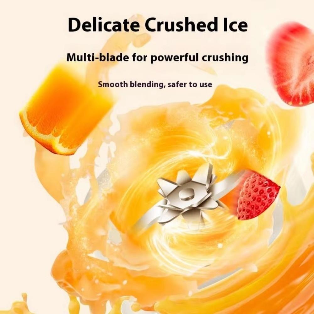 Wireless Handheld Blender Bottle 10 Blades Ice Crusher Electric Juice Blender Cup Smoothies