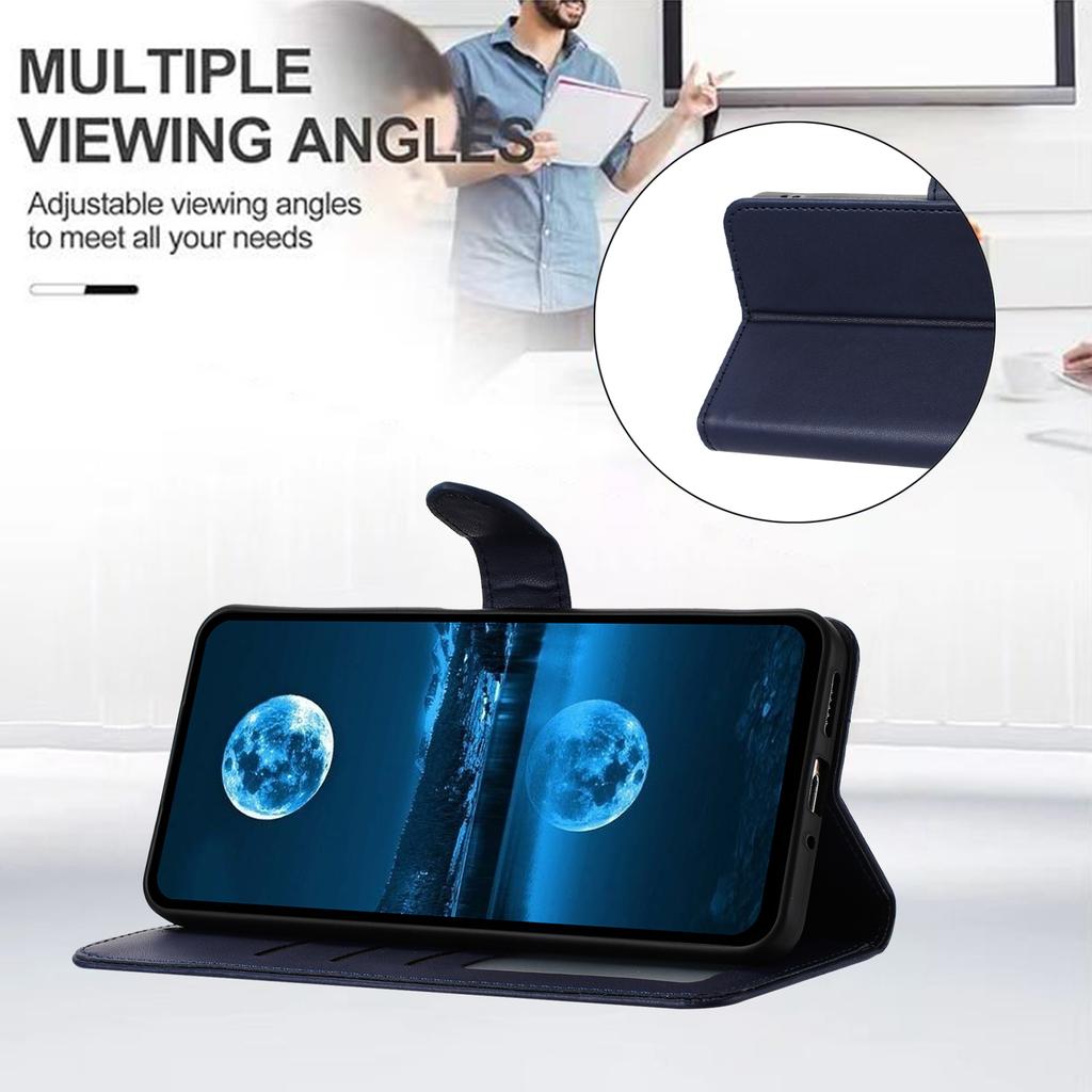 For Samsung Galaxy S25+/S24+ Wallet Case Anti-Drop Leather Phone Cover with Stand