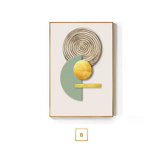 Minimalistische geometrische Kreise, abstrakte Wandkunst, Leinwanddrucke, moderne Bilder für luxuriöses Wohnzimmer, Esszimmer, Hotel, Büro, Dekoration