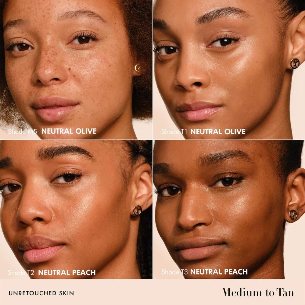 Armani Beauty Golden Hour 24hr Lightweight Skin Tint With Hyaluronic Acid 1.0 Oz 30 Ml T2   Tan Warm Peach