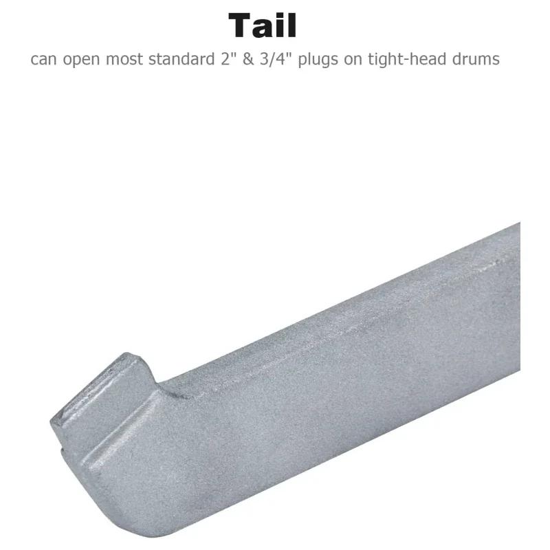 Aluminum Bung Wrench for 10 15 20 30 50 55 Gallon Drum Heavy Duty Barrel Opener Tool