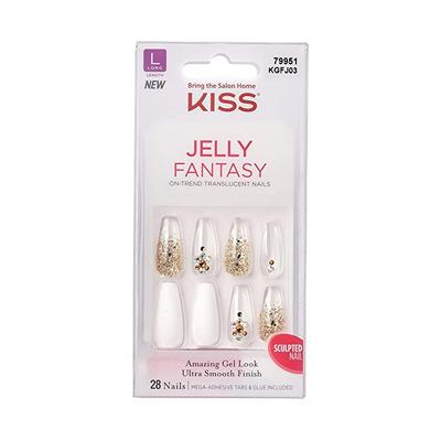 Sztuczne Paznokcie Jelly Fantasy KGFJ03 X28 L Kiss