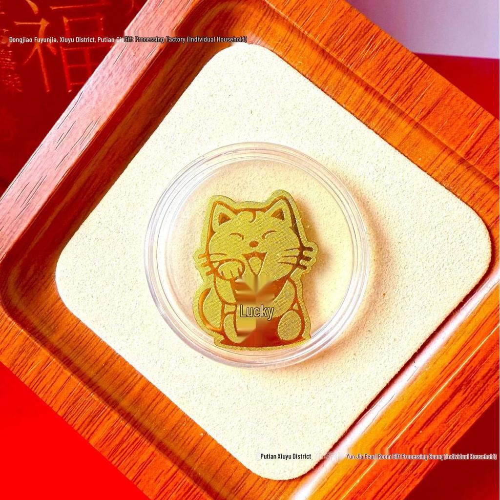 Pure Gold 999 Horse Year Phone Sticker for Wealth and Health - Popular Douyin Live Seller