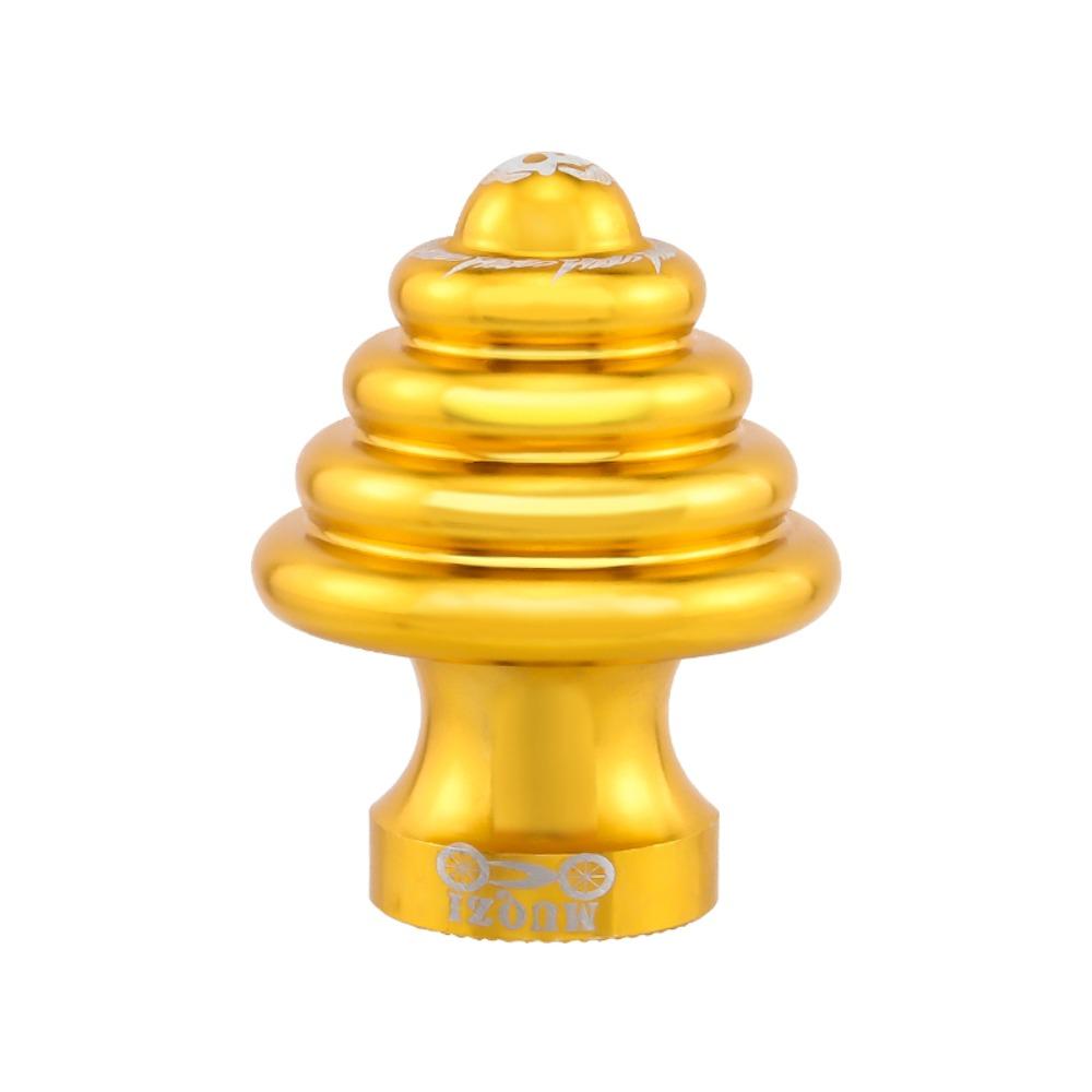 Aluminum Zinc Zinc Alloy Rear Axle Screw Quick Release Bike Accessories CNC Bicycle Hub Nut  Folding Bike золотой