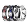 Men's Trendy Titanium Steel Gear and Cross Design Fashion Ring