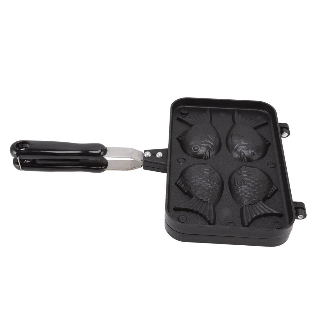 Taiyaki Fish Shape Cake Maker Non Stick Taiyaki Double Baking Pan Waffle Baking Mold