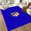 Atletico Madrid Teppich Geeignet für Spielzimmer Schlafzimmer Spielzimmer Außenbereich Rutschfester Teppich Anime Bürodekoration Perfekte Geburtstags-Weihnachtsgeschenkidee