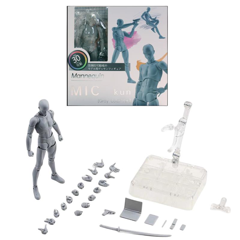 Action Figure Drawing Model Artists Gift Abs Human Mannequin Kit Men Bjd Women