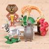4pcs Madagascar Movie Action Figures Cake Toppers Animal Penguin Kids Toys Gift