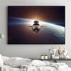 Galaxy Stars Posters And Prints On Canvas Astronaut's Planet Hole Space Painting Universe Earth Wall Home Ation Picture