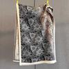Autumn New Cashmere Tassel Scarf Women's Fashion Age-reducing Jacquard Scarf Warm and Thickened Large Shawl
