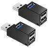 USB Hub with 3 Direct Insertion Ports and 1 USB USB Data Portable and Compatible with Surface and Other for Remote Office and Home Use 3.0 3.0 Port,