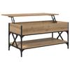Artisan Oak Coffee Table 100 X 50 X 50 Cm Engineered Wood