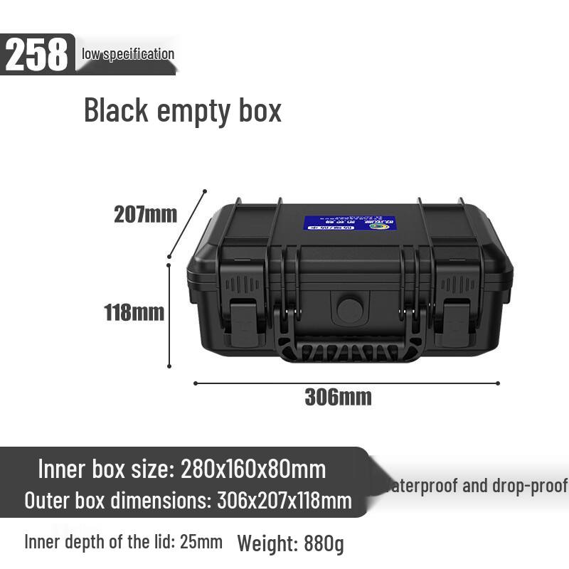 Qianxingzhe Portable Plastic Instrument & Tool Case