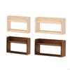 Wooden Floating Bookshelf Books Stand Decor Sturdy Fashion Picture Frame Holder Wall Mounted Shelf
