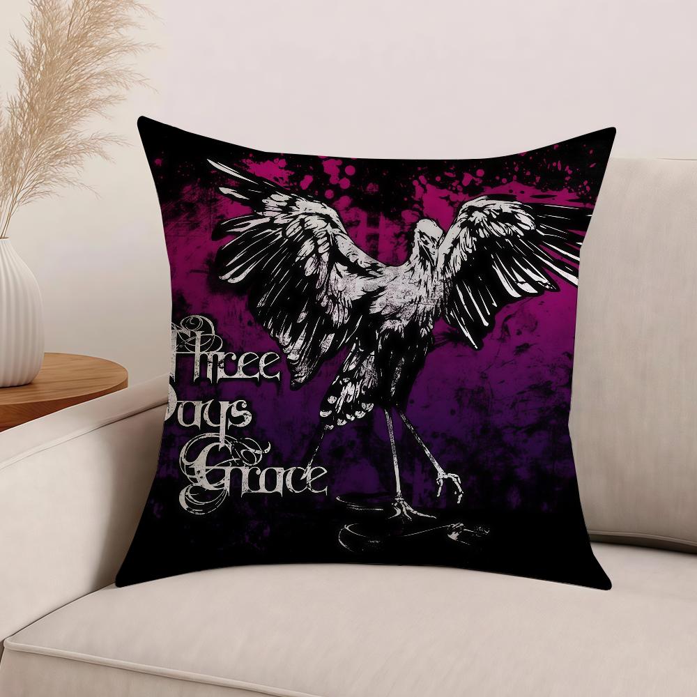 Band T-Three D-Days G-Grace Pillow Case Office Cushions Suitable For Sofa Car Bedroom Decorative Cushion Cover