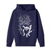 Kids Long Sleeve Letter Print Hoodie, Loose Fit Pullover Sweatshirt for Boys and Girls